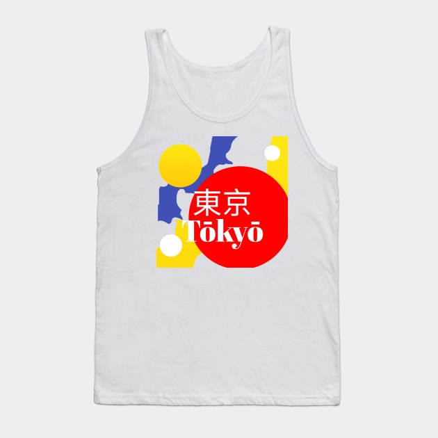 Tokyo Colourfull Tank Top by radeckari25